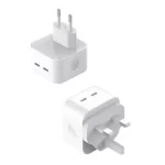Chargeur mural XO-L102(EU) double port Type-C 35W blanc 3
