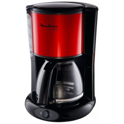 CAFETIÉRE MOULINEX SUBITO 1000W ROUGE/INOX