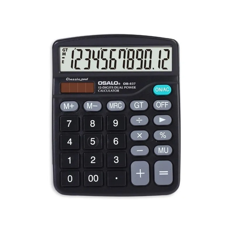 Calculatrice De Bureau Osalo Nergie Solaire Os Noir Omeganet