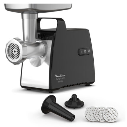HACHOIR À VIANDE MOULINEX HV7 / 2200W / INOX ET NOIR