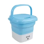 Mini Lave Linge Pliable 2KG Bleu