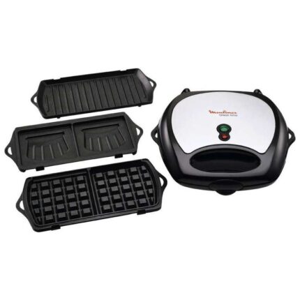 MOULINEX BREAK TIME 3 EN 1 CROQUE/GAUFRE/GRILL SW611812