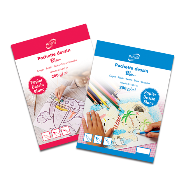 POCHETTE DESSIN 24X32 12F OmegaNet