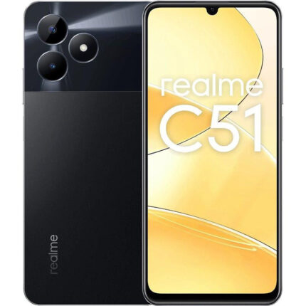 smartphone realme c51 4go 128go noir