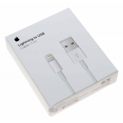 Cable lightning vers usb 1m - Blanc