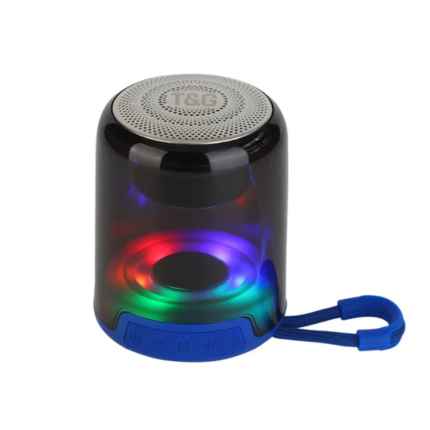 Haut Parleur LED Bluetooth Bleu