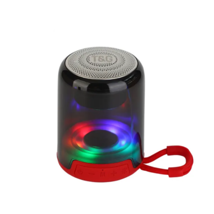 Haut Parleur LED Bluetooth Rouge