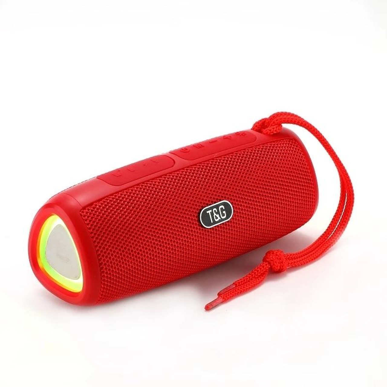 Haut-Parleur Bluetooth Stéréo Avec Lumières Led Bluetooth Speaker Rechargeable Son Compact Et