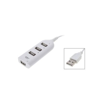 HUB USB 2.0 4 PORTS - BLANC