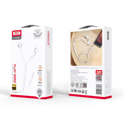 ÉCOUTEUR FILAIRE XO-EP68 / BLANC