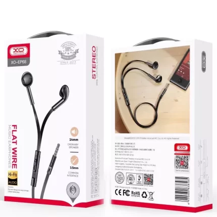 ÉCOUTEUR FILAIRE XO-EP68 / NOIR