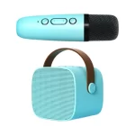 Haut Parleur Bluetooth Karaoke avec Microphone Sans Fil - CESAR K1 - Bleu
