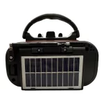 Haut Parleur Portable et Radio FM Rx-Bt618S Avec Lampe solaire / Maroon