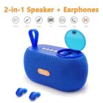 HAUT PARLEUR BLUETOOTH AVEC ECOUTEUR SANS FIL TG810 - BLEU 1 HAUT PARLEUR BLUETOOTH AVEC ECOUTEUR SANS FIL TG810 - BLEU