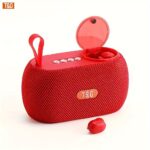 HAUT PARLEUR BLUETOOTH AVEC ECOUTEUR SANS FIL  TG810 - ROUGE