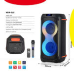 HAUT PARLEUR SAC À DOS SANS FIL NDR 610 - NOIR