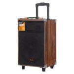 Haut Parleur Sans Fil BAAB BQ12 Avec Microphone - Bois