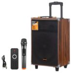 Haut Parleur Sans Fil BAAB BQ8 Avec Microphone - Bois 1 Haut Parleur Sans Fil BAAB BQ8 Avec Microphone - Bois