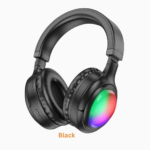 Casque Bluetooth RGB W48 / NOIR 1 Casque Bluetooth RGB W48 / NOIR