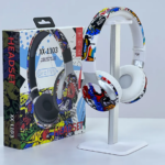 Casque Sans Fil Bluetooth Graffiti XX-1103 / Blanc
