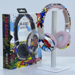 Casque Sans Fil Bluetooth Graffiti XX-1103 / Rose