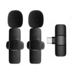 MINI MICROPHONE SANS FIL TYPE-C DOUBLE K11 NOIR