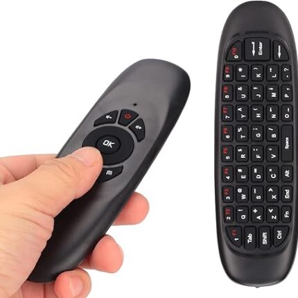 Télécommande Bluetooth Air Mouse Avec Clavier NOIR