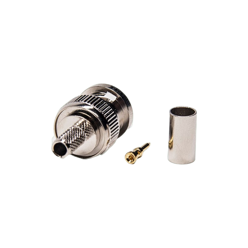 Connecteur BNC Mâle - Pour Câble Diamètre 6,2 Mm, Qualité Métal, Neuf