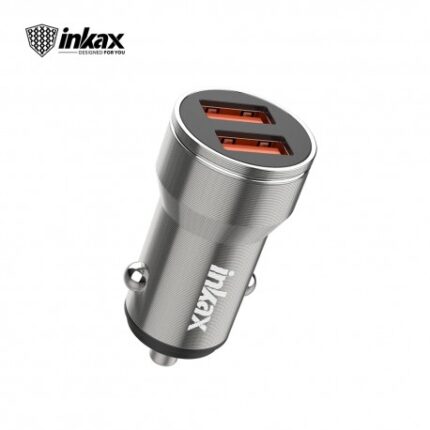 Chargeur allume-cigare double USB INKAX CB-02B - 3.1A