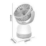 ZQS-F802 Portable Mini Bt haut-parleur avec ventilateur, Éclairage, TWS 2