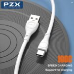 Câble chargeur Type-C PZX S06 3A Blanc 2 Câble chargeur Type-C PZX S06 3A Blanc