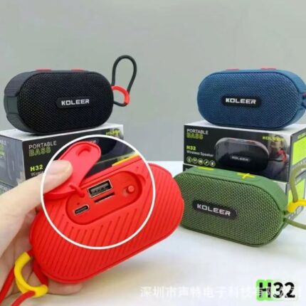 Haut-parleur portable KOLEER H32 sans fil Bluetooth V5.4