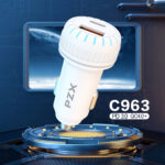Chargeur voiture PZX 38W max c963
