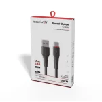 Câble charge rapide données IC-UC1655 - Noir