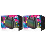 Le KAKUSIGA Haut-parleur sans fil Lanterne magique 8 pouces est un appareil multifonction conçu pour combiner son, lumière et divertissement dans un seul produit compact et portable. Il s’agit d’un haut-parleur sans fil de 8 pouces équipé d’une batterie au lithium de grande capacité, offrant une autonomie prolongée pour les fêtes, les sorties ou une utilisation à domicile sans interruption. Ce modèle intègre une fonction lanterne lumineuse “magique”, qui crée des effets d’éclairage décoratifs, idéal pour les soirées, le camping ou l’ambiance d’une pièce. Il est également livré avec deux microphones sans fil, permettant le karaoké ou les animations à deux personnes, ce qui en fait un excellent choix pour les fêtes familiales ou entre amis. Grâce à sa connectivité sans fil, il peut se connecter facilement à un smartphone ou d’autres appareils compatibles pour diffuser de la musique rapidement et simplement. En résumé, c’est un haut-parleur portable tout-en-un combinant musique, éclairage et karaoké, pensé pour le divertissement en intérieur comme en extérieur.