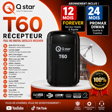 Page d’accueil 18 QSTAR T60 Full HD