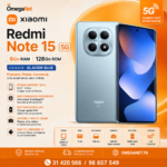 Xiaomi Redmi Note 15 5G 6Go 128Go – Glacier Blue