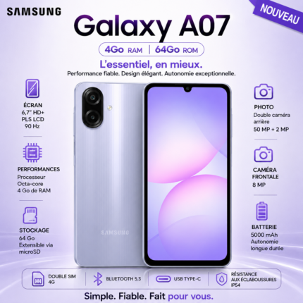SAMSUNG GALAXY A07 4/64Go