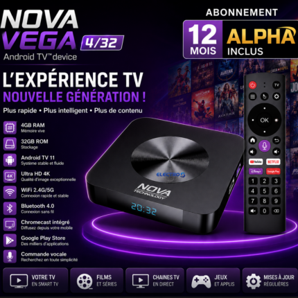 Page d’accueil 15 ANDROID NOVA VEGA 4go/32go