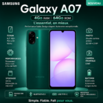 SAMSUNG GALAXY A07 4/64Go- Vert