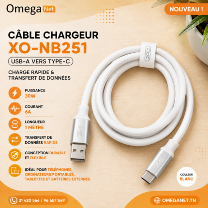 XO NB251 USB-A vers Type-C