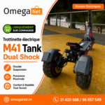 trottinette électrique Ecoxtrem M41 Tank Dual Shock 2 Dual Shock