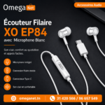 Écouteur Filaire XO EP84 avec Microphone Blanc 2 Écouteur Filaire XO EP84