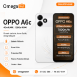Smartphone OPPO A6c 4Go 128Go Blanc 2 OPPO A6c 4Go 128Go
