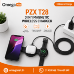 PZX T28 – Chargeur Sans Fil Magnétique 3 en 1 2 Chargeur Sans Fil Magnétique 3 en 1