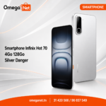 Smartphone Infinix Hot 70 4Go 128Go - Silver Danger 1 Hot 70