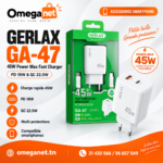 GERLAX GA-47 45W Power Max Fast Charger 2 GERLAX GA-47 45W Power Max Fast Charger