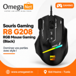 Souris Gaming R8 G208 RGB (Black) 1 Souris Gaming R8 G208 RGB