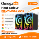 HAUT-PARLEUR Kisonli USB-2045 2 HAUT-PARLEUR Kisonli USB-2045