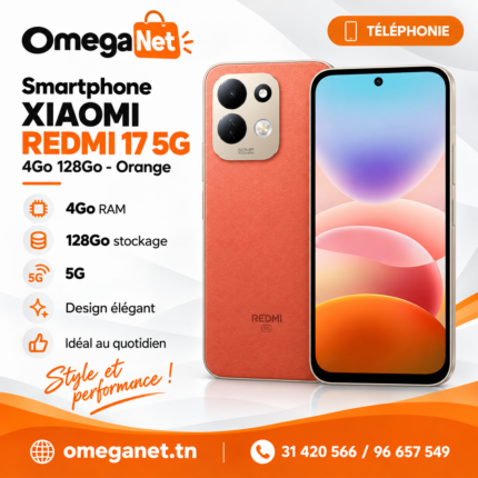 Smartphone XIAOMI REDMI 17 5G 4Go 128Go – Orange